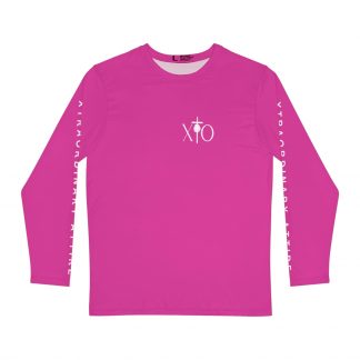 XO Logo Long Sleeve in Deep Pink